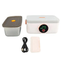 Ljojo 1L USB Rechargeable Wireless Lunch Warmer Box LED Display Cordless Office Car