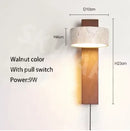 Japanese Yellow Travertine LED Wall Light for Bathroom - Ljojo