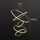 Nordic Ring Chandelier Gold Table Dining Room Pendant Light by Ljojo