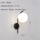 Ljojo LED Wall Sconce Lights with G9 Bulb for Bedroom & Living Room