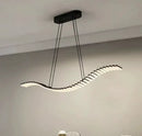 Minimalist LED Hanging Lamp Modern Italian Design Piano Living Room Light by Ljojo