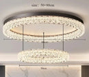Modern Luxury Crystal Chandelier for Living Room by Ljojo - Elegant Indoor Lighting Fixture