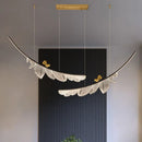 Ljojo Luxury Feather Pendant Lamp Modern Chandelier for Creative Restaurant Bar Exhibition Hall