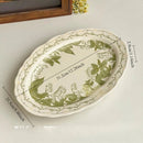 Ceramic Dessert Plates Set by Ljojo: Stylish Tableware for Afternoon Tea and Desserts