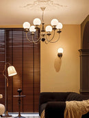 Ljojo Retro Medieval Chandelier American Vintage Rustic Pendant Light Fixture