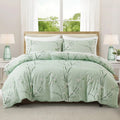 Leaf Plant Duvet Set, Boho Quilt Cover, Home Bedding by Ljojo