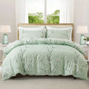 Leaf Plant Duvet Set, Boho Quilt Cover, Home Bedding by Ljojo