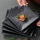 Ljojo Melamine Square Dinner Plate Set - Commercial Grade Western Dishes