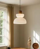 Japanese Style Silk Pendant Lamp Wabi Sabi Chandelier | Retro Home Lighting Fixture Ljojo