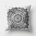 Ljojo Mandala Pattern Polyester Cushion Cover for Stylish Home Decor