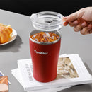Ljojo 500ml Stainless Steel Thermal Coffee Mug Insulated Water Cup Double Wall Drinkware