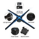 3D Holographic Advertising Light Fan-shaped Projection LED Display - Ljojo