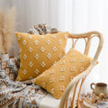 Cotton Geometric Star Pillow Cover 45*45cm for Sofa Living Room, Ljojo Home Decor