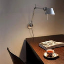 Italian Designer Desk Lamp: Modern Folding Long Arm Reading Light by Ljojo