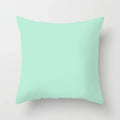 Light Blue Green Mint Geometric Print Boho Pillowcase Set by Ljojo