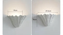 LED Wall Light Modern Art Minimalist White Chandelier by Ljojo for Home Decor Lighting