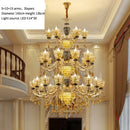 Ljojo Luxury Crystal Chandelier Lamp for Living Room Bedroom Decor Atmosphere Lighting