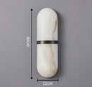Modern Alabaster Marble wall light, Copper Body, Luxury Spanish Sconce for Bedroom by Ljojo