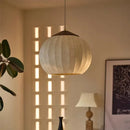 Ljojo Medieval Round Ball Pattern Pendant Light for Dining Room and Bedroom Decor