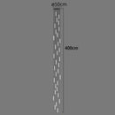 Ljojo LED Pendant Light Chandeliers for Living Room Staircase Indoor Lighting