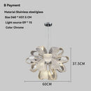 Nordic Modern Luxury Living Room Chandelier - Designer Art Restaurant Bedroom Bouquet - Ljojo