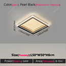 Ljojo LED Ring Ceiling Light for Living Room Kitchen Romantic Home Decoration