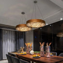 French Restaurant Pendant Light Luxury LED Creative Circular Bar Counter Lamp by Ljojo