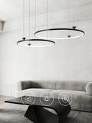 Ljojo Minimalist Annular Pendant Lamp: Italian Style, Designer, Creative, for Living Room, Dining Room