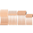 Ljojo 24Pcs Luxury Silverware Set for Elegant Dining