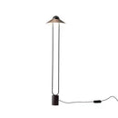 Modern Minimalist Bamboo Hat Vertical Lamp | Designer Bedroom Floor Light by Ljojo