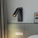 Ljojo LED Wall Lamp Sconce with Switch Black Bronze Creative USB for Bedroom