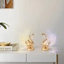 Ljojo LED Swan Table Lamp for Modern Home Decor