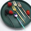 Ljojo 30-Piece Stainless Steel Cutlery Set for Kitchen Tableware