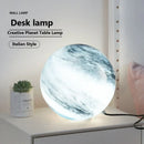 LED Glass Ball Pendant Lamp Creative Children Room Chandelier Ljojo Boy Bedroom Decor Light