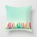 Ljojo Mint Green Geometric Animal Print Pillowcase for Home and Office Decor