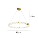 Modern LED Chandelier for Living Room Nordic Dining Room Pendant Lamps by Ljojo