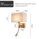 Wall Lamps Wabi-sabi Modern LED Chandeliers for Home Decoration Study Villa Hotel Bedside by Ljojo