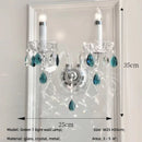 French Romantic Crystal Chandelier Pink E14 Pendant Light for Living Room by Ljojo