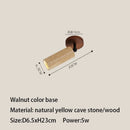 LED Stone Spotlight Wall Lamp Modern Travertine Bedside Reading Light by Ljojo