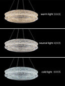 Ljojo Luxury Crystal Ceiling Chandelier for Elegant Indoor Decor