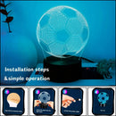 Boys' Football 3D Illusion Night Light - Children's Room Decoration Ljojo