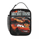 Ljojo Lightning Mcqueen Car Sally Lunch Bag - Portable Thermal Cooler Lunch Box