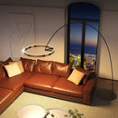 Modern LED Ring Fishing Floor Lamp for Home Decor Luxury Designer Lighting by Ljojo