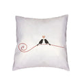 Ljojo Love Birds Red Tree Cushion Cover - Bedroom Decor Pillowcases