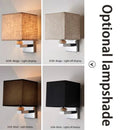 Ljojo Minimalist Fabric LED Wall Lamp for Bedroom and Living Room