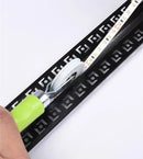 Ljojo LED Strip Light Installation Tool: Rubber Wheel Handle Roller for Aluminum Profile Clamp.