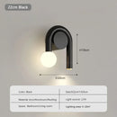 U Shape Wall Lamp Nordic Sconce Lights for Bedroom Living Room by Ljojo