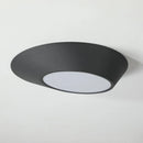 Alien Round Bedroom LED Ceiling Light - Modern Black and White Hallway Fixture by Ljojo