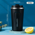 Ljojo 304 Stainless Steel Thermos Tumbler Double Wall Insulated Coffee Mug - 510ML