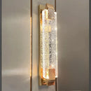 Ljojo Crystal Bubble Wall Light Modern LED Fixture for Bedroom Living Room Home Decor